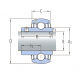 Закрепляемые подшипники UC214 SKF
