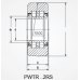 Подшипник опорный ролик PWTR25-2RS CZB 52х25х25 мм фото 2