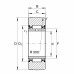 Опорные ролики NA2204-2RSR INA фото 3