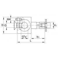 Крепежные оси BZ-65/91/210 INA Крепежные оси BZ-65/91/210 INA