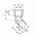 Соединительные элементы ARCALUB.ANGLE-45 INA фото 1