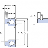 Другие подшипники со встроенными датчиками  - BMB-7052A SKF